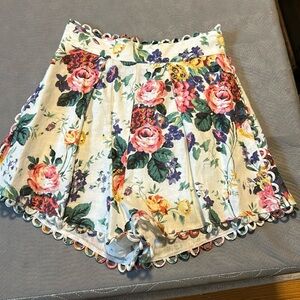Zimmermann shorts size 0